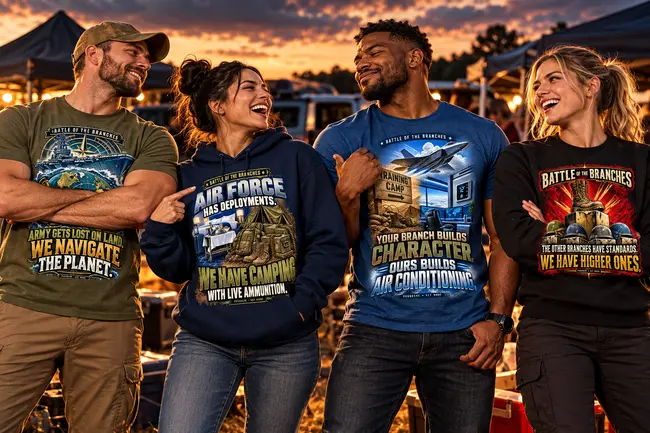 Veteran tailgate apparel